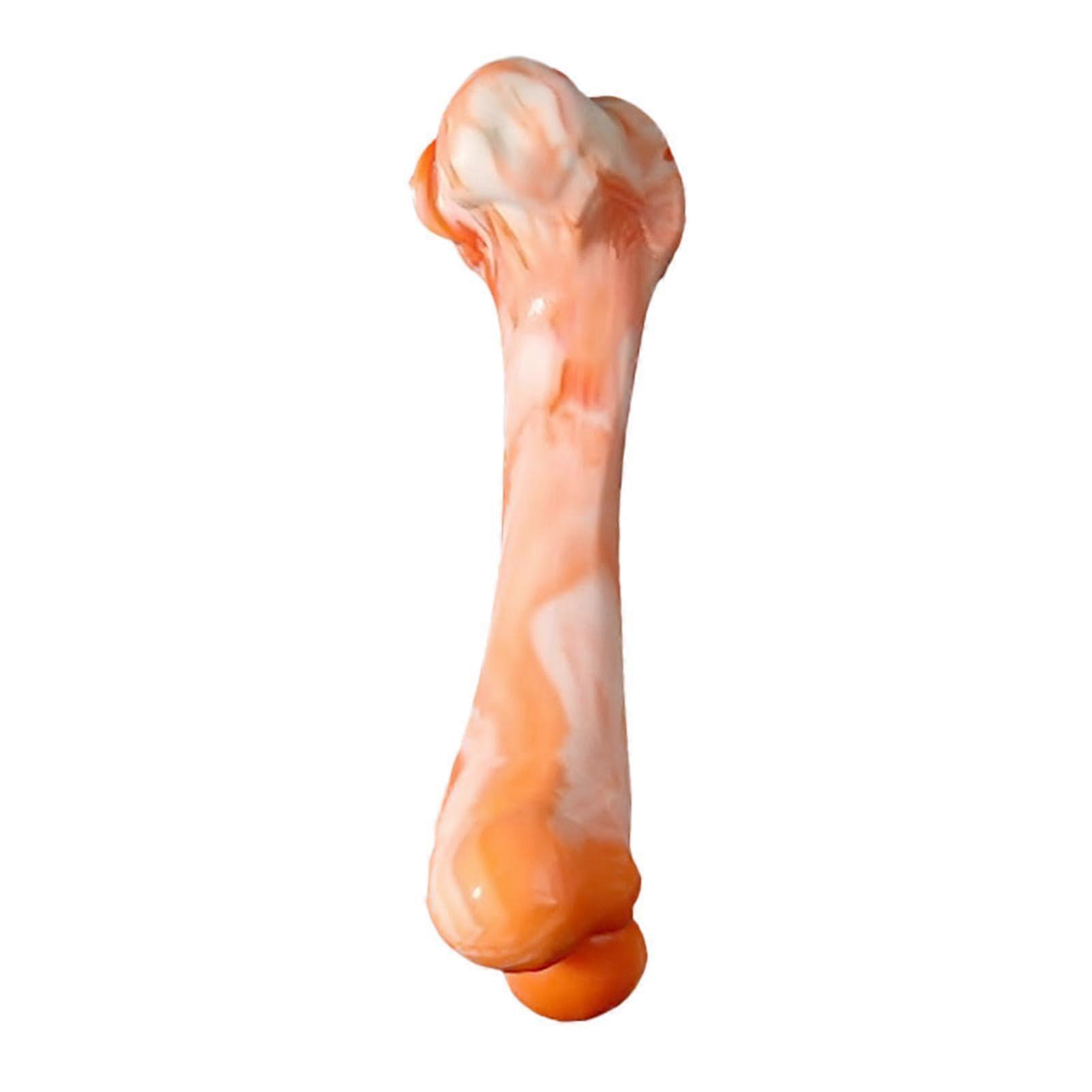 Bone Chew Toy for Dogs, Aggressive Chewers, Molar Chew Toy for Medium And Large Dogs, Orange Model Orange1