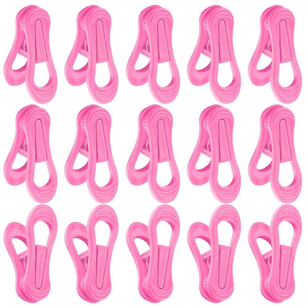 Windproof Laundry Pegs Plastic Clothes Pin Bright Color Multi-Function Drying Hanger for Clothesline 25Pcs