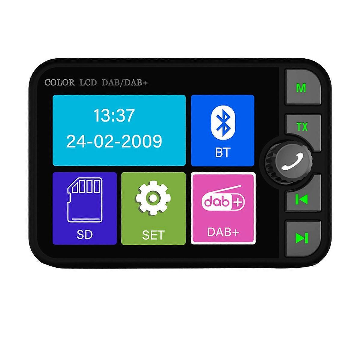 2.4 Inch LCD /+ Radio Receiver Bluetooth MP3 Player FM Car Digital Signal Broadcasting for European Cars