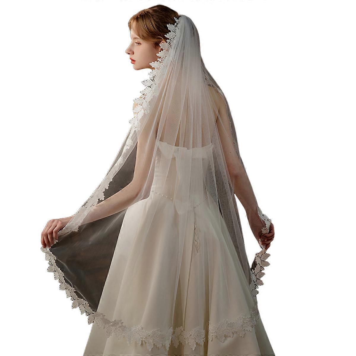 Wedding veil, white, 1 pc.，924