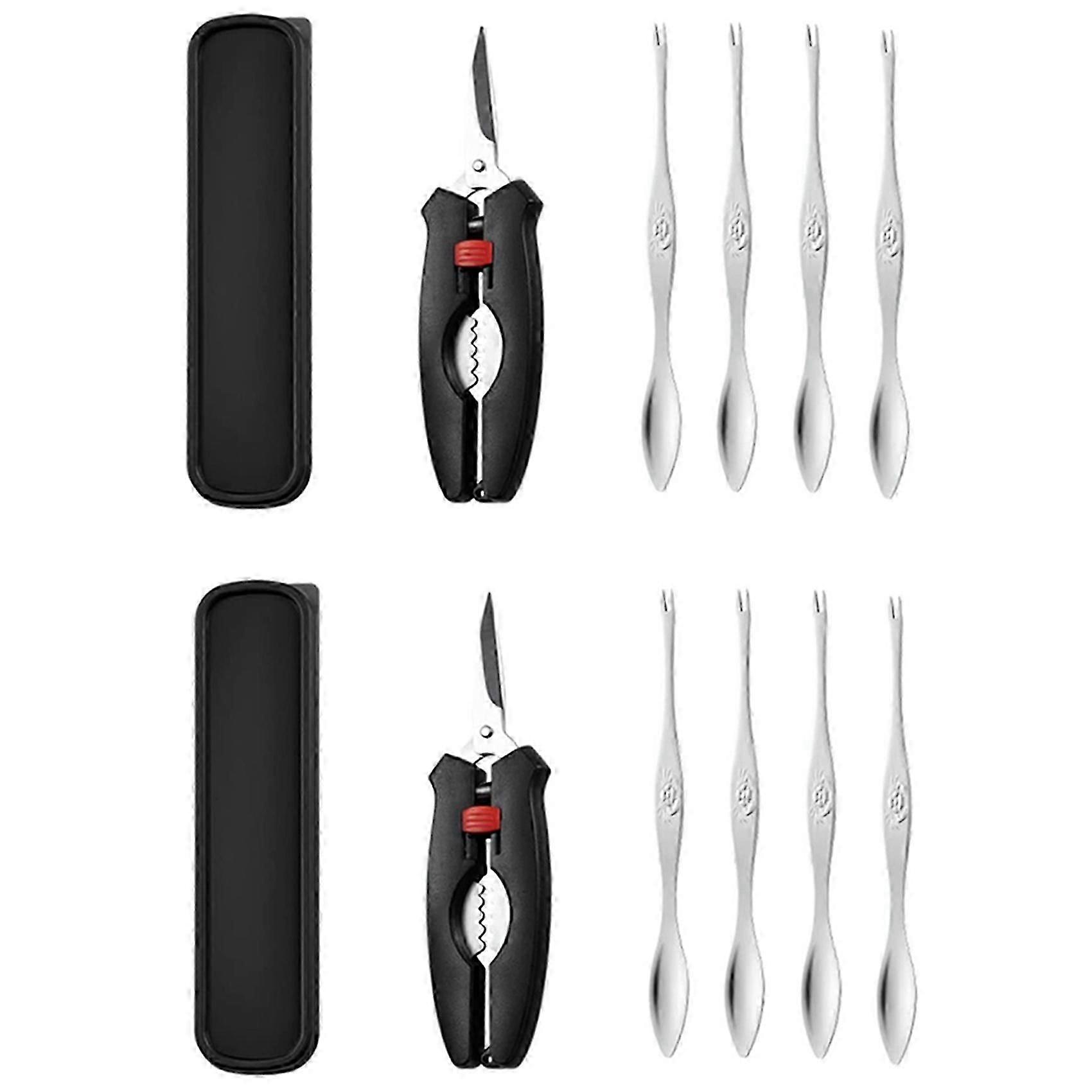 2X Crab Tools for Eating,Lobster and Crab Tool Set,Lobster Crackers Shellfish Seafood Tool, Cracker