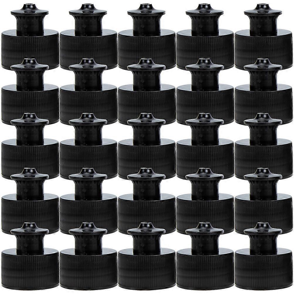Water Bottle Replacement Caps Reusable Push Pull Mechanism Leak-Proof Sealing 50Pcs