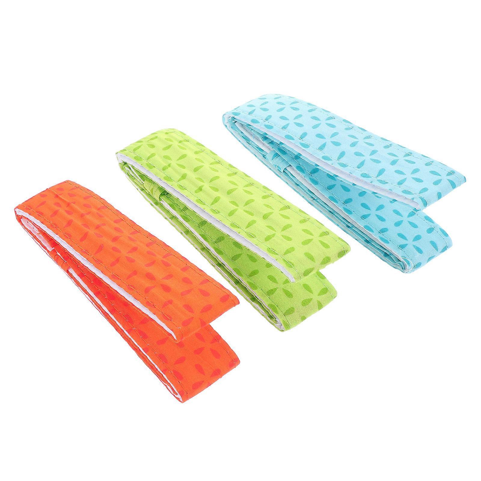 Bakeware Protector Secure Cake Shape Baking Strips Green For Professional Bakers 3Pcs
