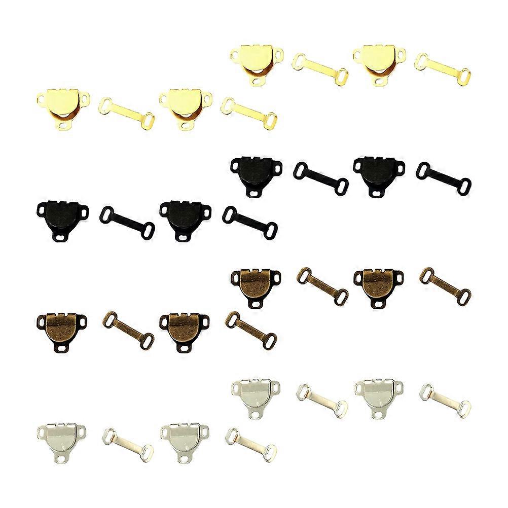 Copper Sewing Hooks and Eyes for Clothing Assorted Color Lightweight Durable 60 Pairs