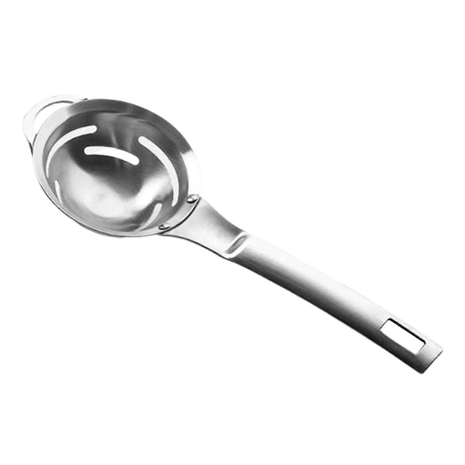 Egg Separator Strainer for Raw Eggs, Hangable Egg Splitter Tool for Yolk and White, Efficient for Baking and Cooking