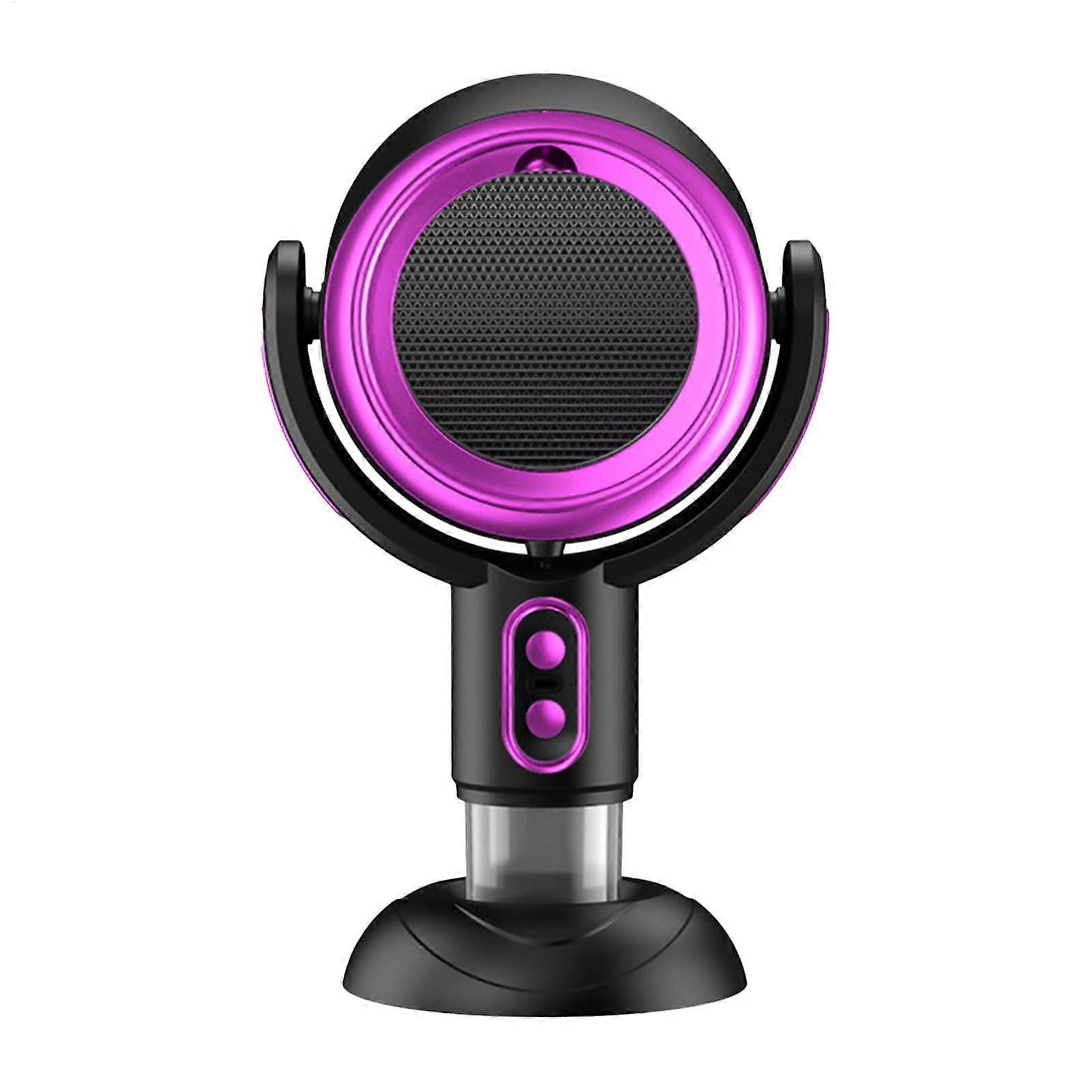 Portable range hood for the kitchen, rechargeable table hood 3000 mAh Table hood rotates 360 degrees in parallel, for hot and indoor spaces, violet