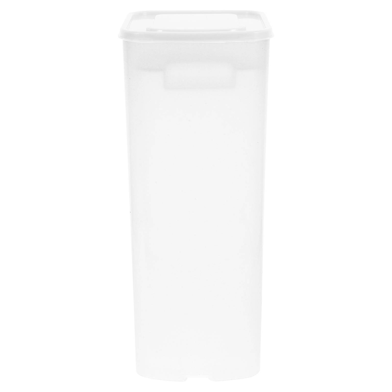 Airtight Bread Box for Kitchen Countertop Made with PP Material White Color Keeps Bread Fresh 7.5 x 4.5 x 10 inches