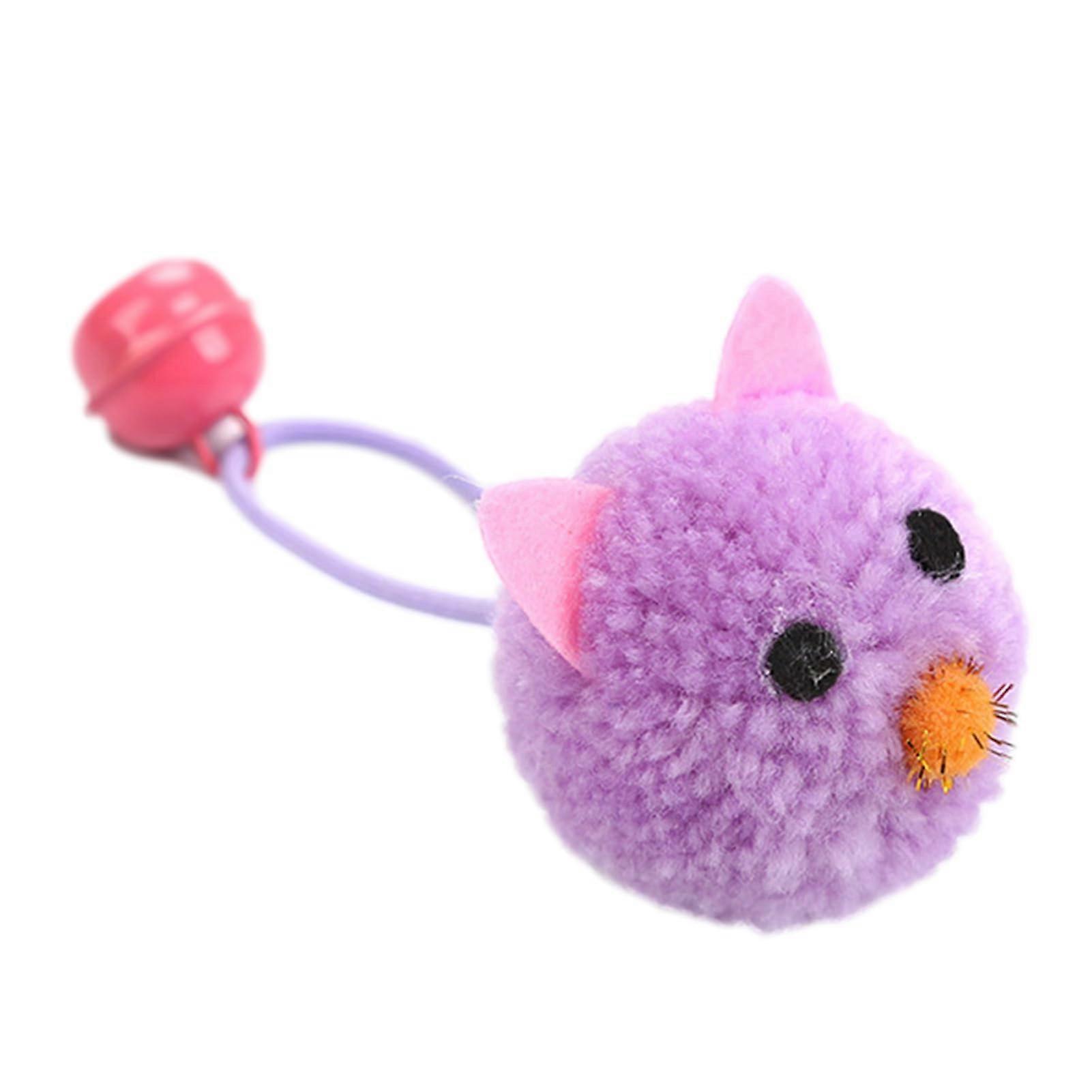 Cat Toy Mice - Plush Interactive Play Mouse with Bells for Indoor Cats | Bite Resistant Exercise Toy for Active Cats