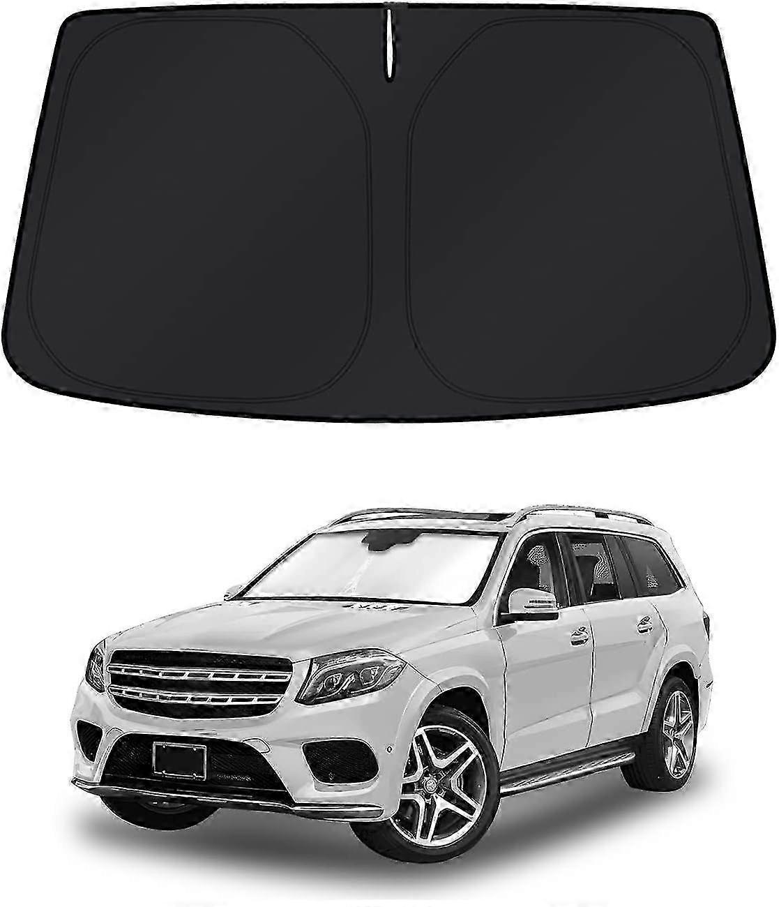 Windshield Sun Shade for Mercedes-Benz GL-Class 2013-2019 Window Shade Sun Visor Cover Foldable Blocks UV Rays Keep Your Car Cooler Edition 0719