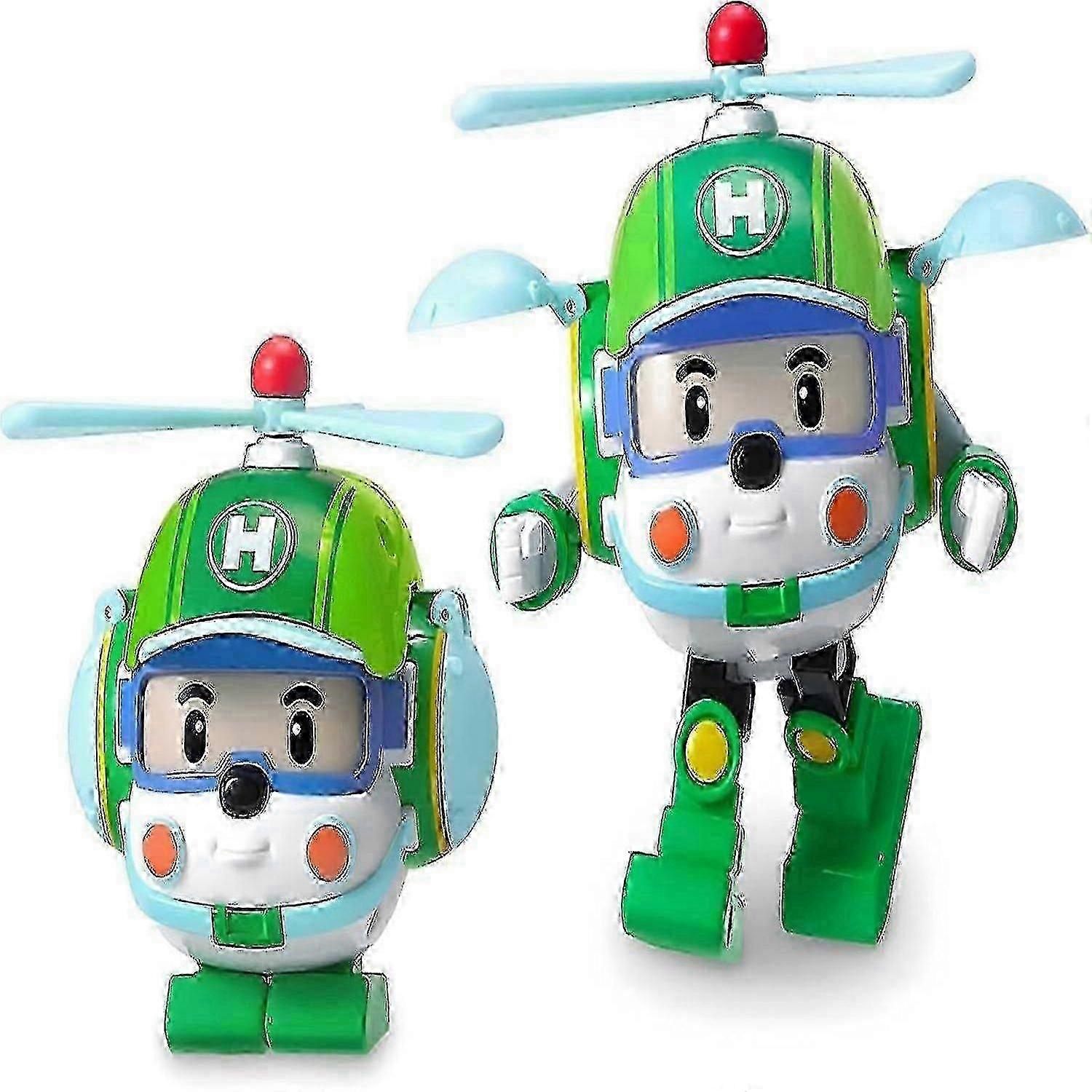Robocar Poli Transforming Robot Helly 4" Helicopter Toy Figure Rescue Vehicle Playset26 Fz