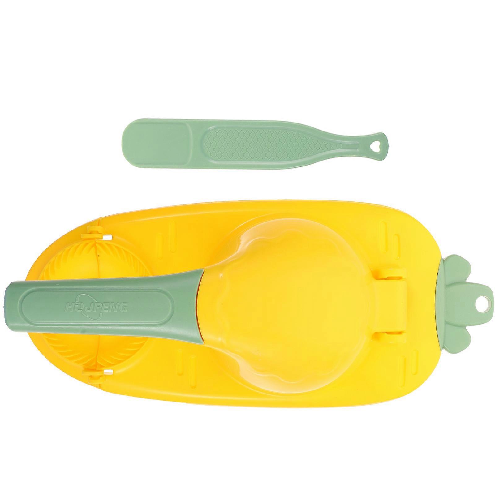 Dumpling Molding Tool Dough Pressing Machine Practical Ergonomic Handle Simple Design Home Users Baking Cookies 10.8×4.7×3.1in 1Set