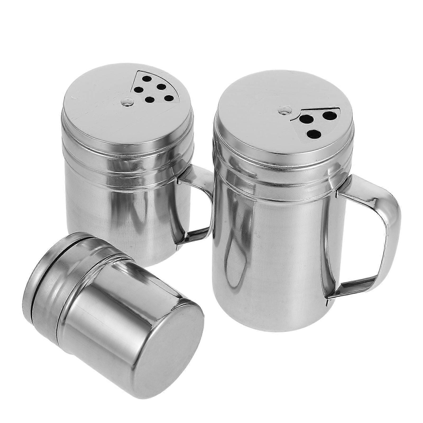 Here's a well structured and engaging product description for your **3pcs Stainless Steel Rotatable Seasoning Shaker Set**:
### π 3 Pack