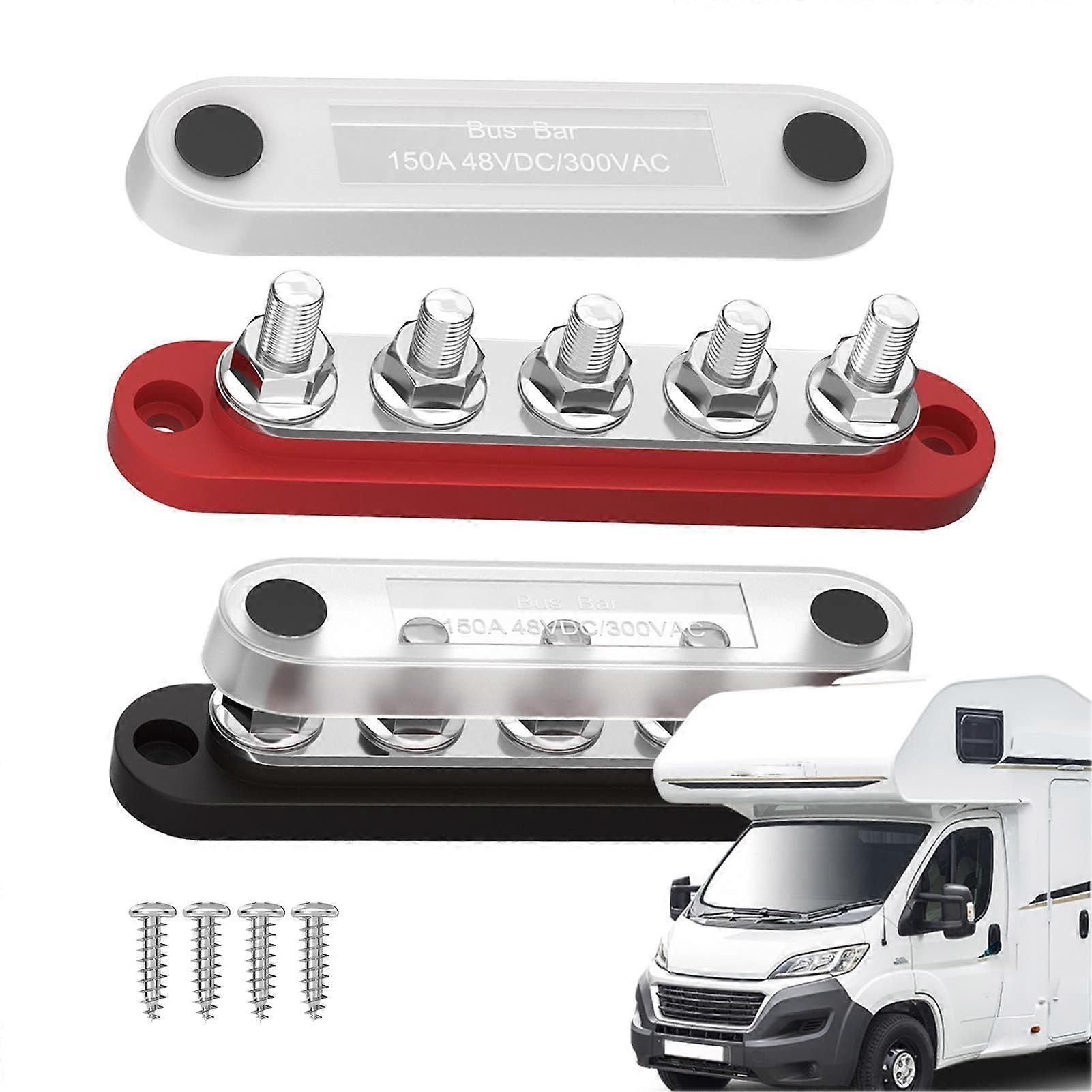 Vehicle power distribution block, marine distribution block, vehicle busbar connection bolt  terminal block, connection block power distribution