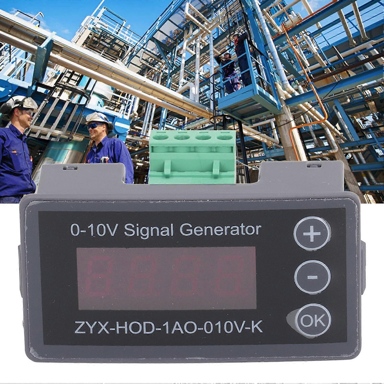 Voltage Signal Generator 0‑10V Adjustable High Accuracy Voltage Analog Simulator 15‑28VDC 
