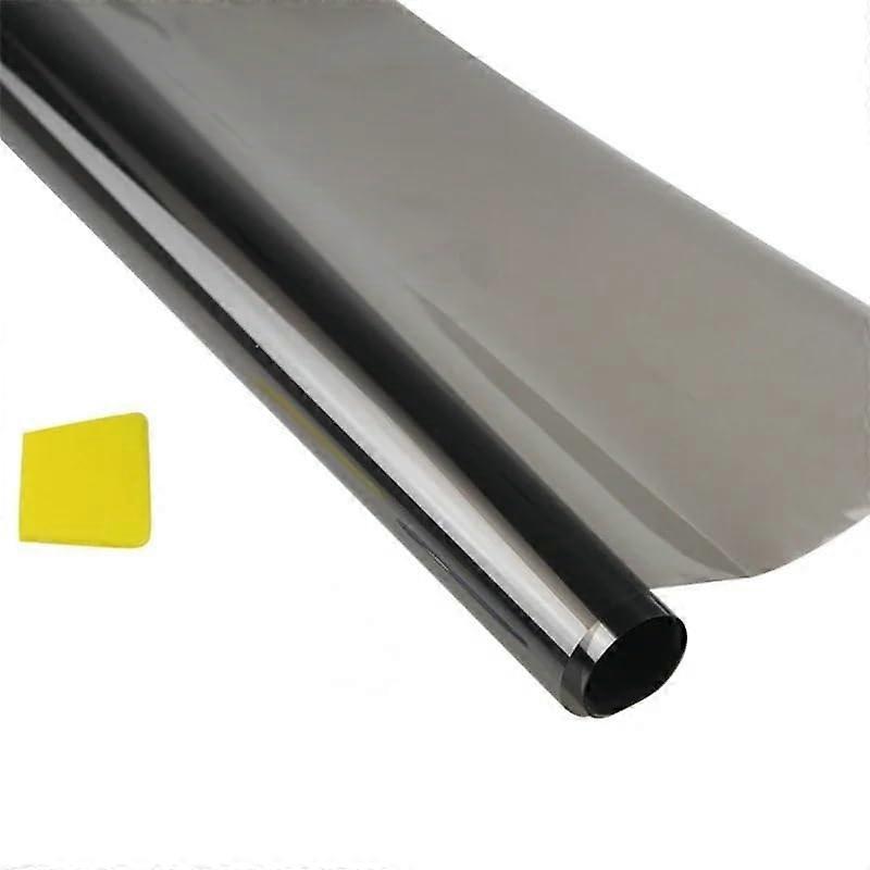 Car Window Tinting Film 6M x 50CM Black Auto Window Tint Roll with Tube Packaging for Auto Home Window Glass Solar UV Protection (25 Percent Clear)