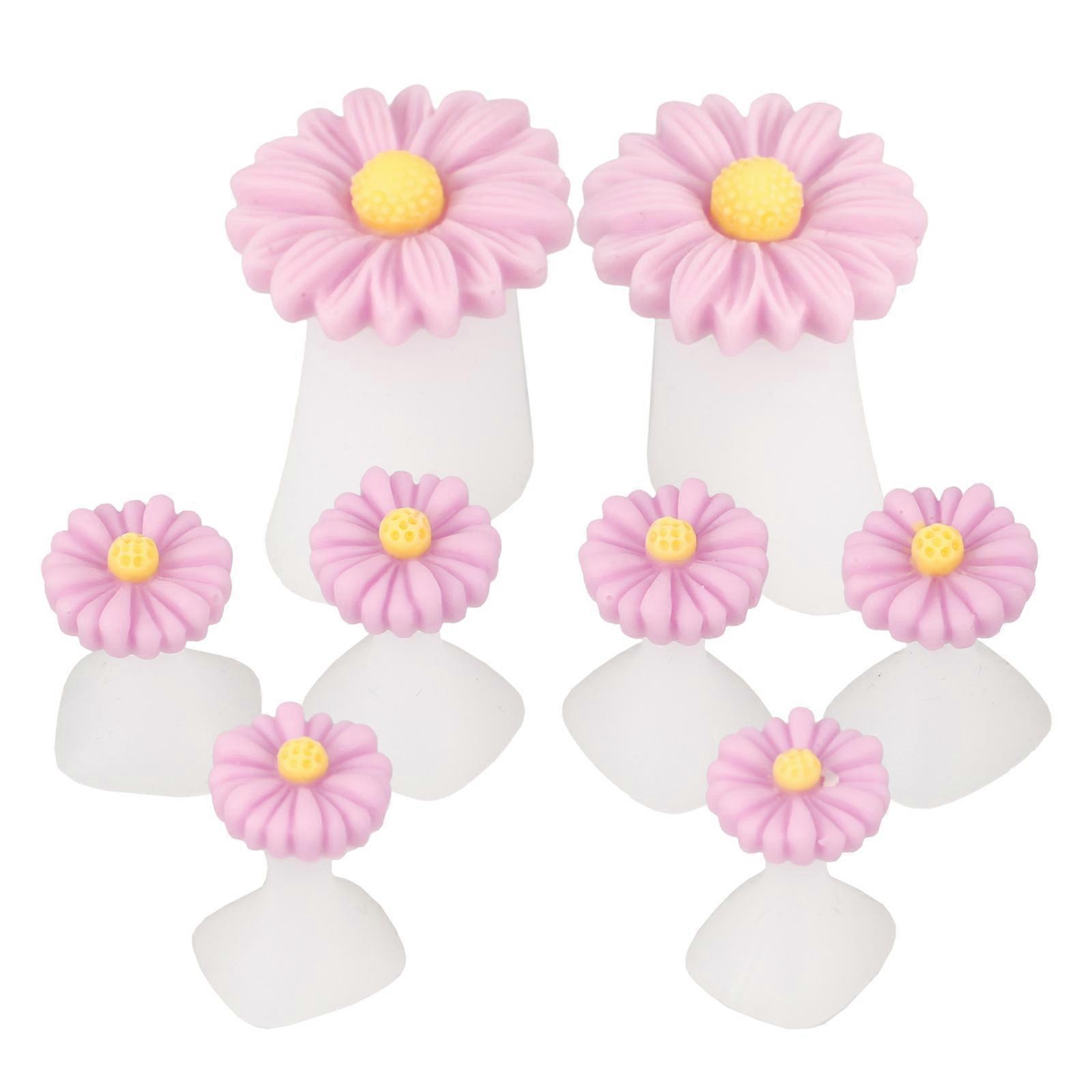 Daisy Flower Silicone Toe Separators and Spacers for Pedicures and Nail Art Tools 1 Set