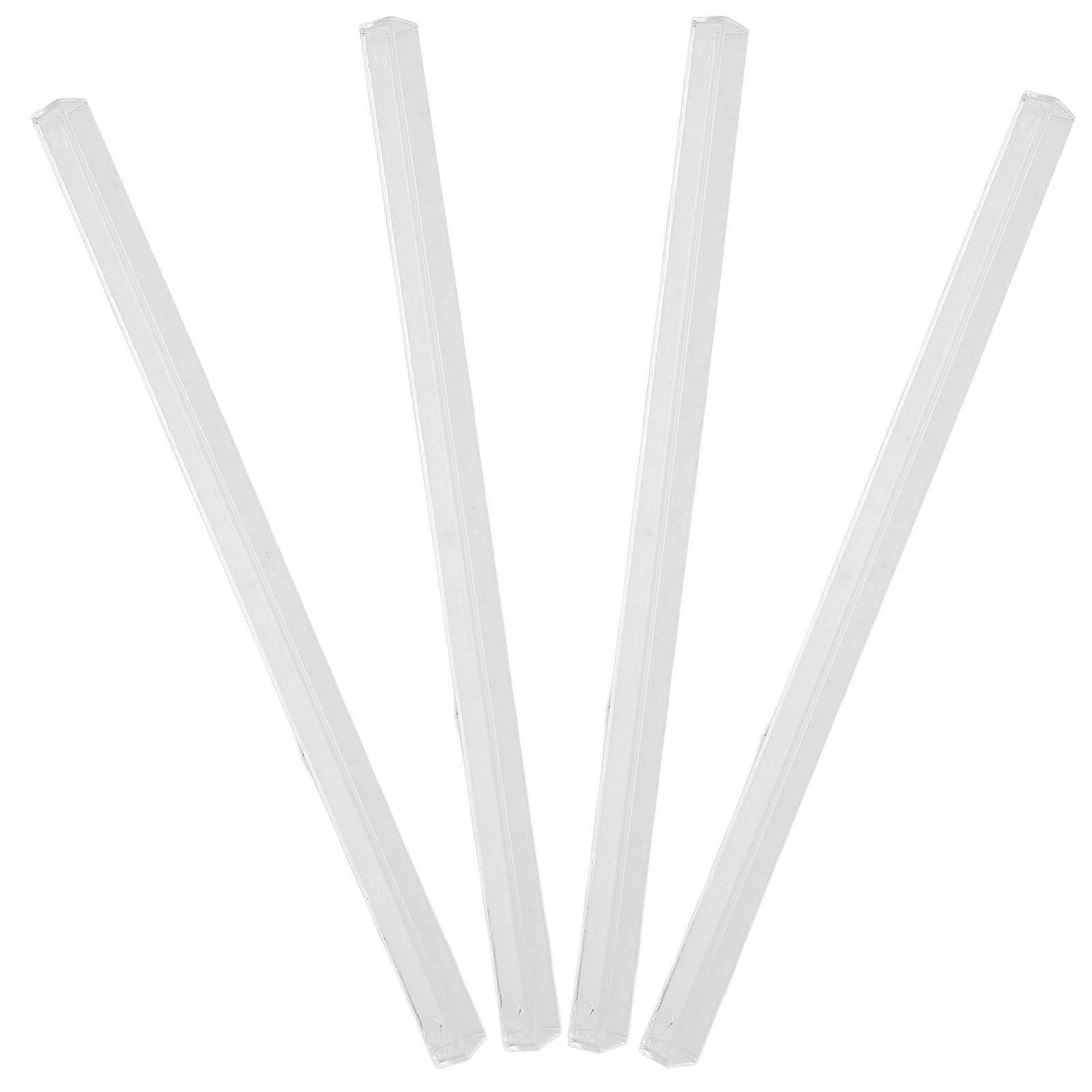 4pcs Mini Mahjong Racks Portable Mahjong Tile Ruler With Slots For Travel And Home