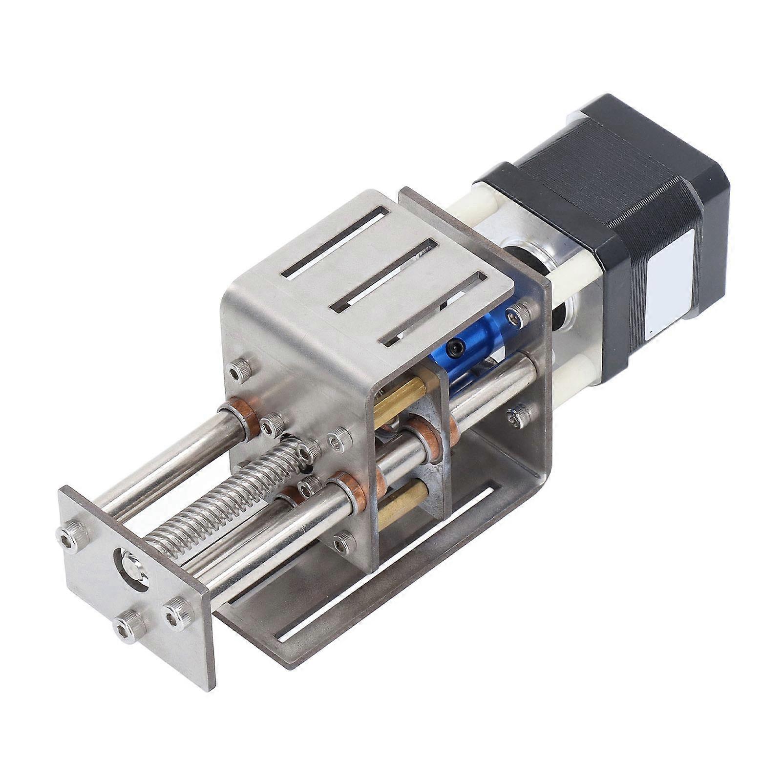 CNC Z Axes Slide Table Set 60mm Stroke DIY Sliver Stable Small Transmission Module Linear Stage Actuator 12V