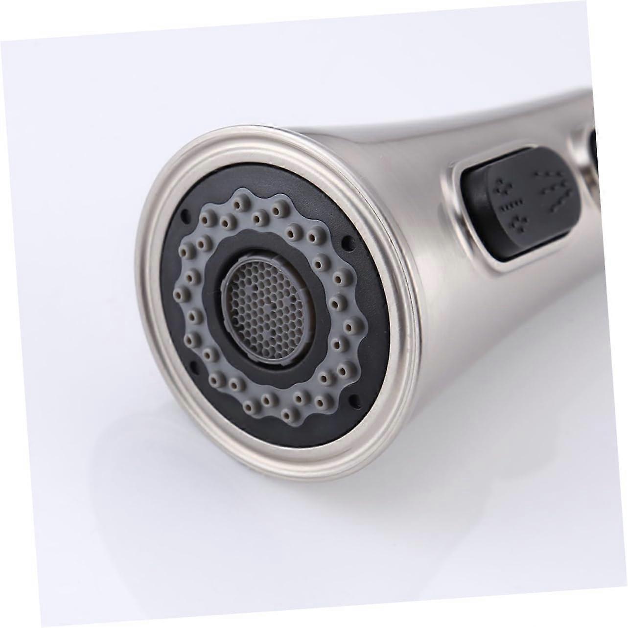 Household filter nozzle for efficient washing