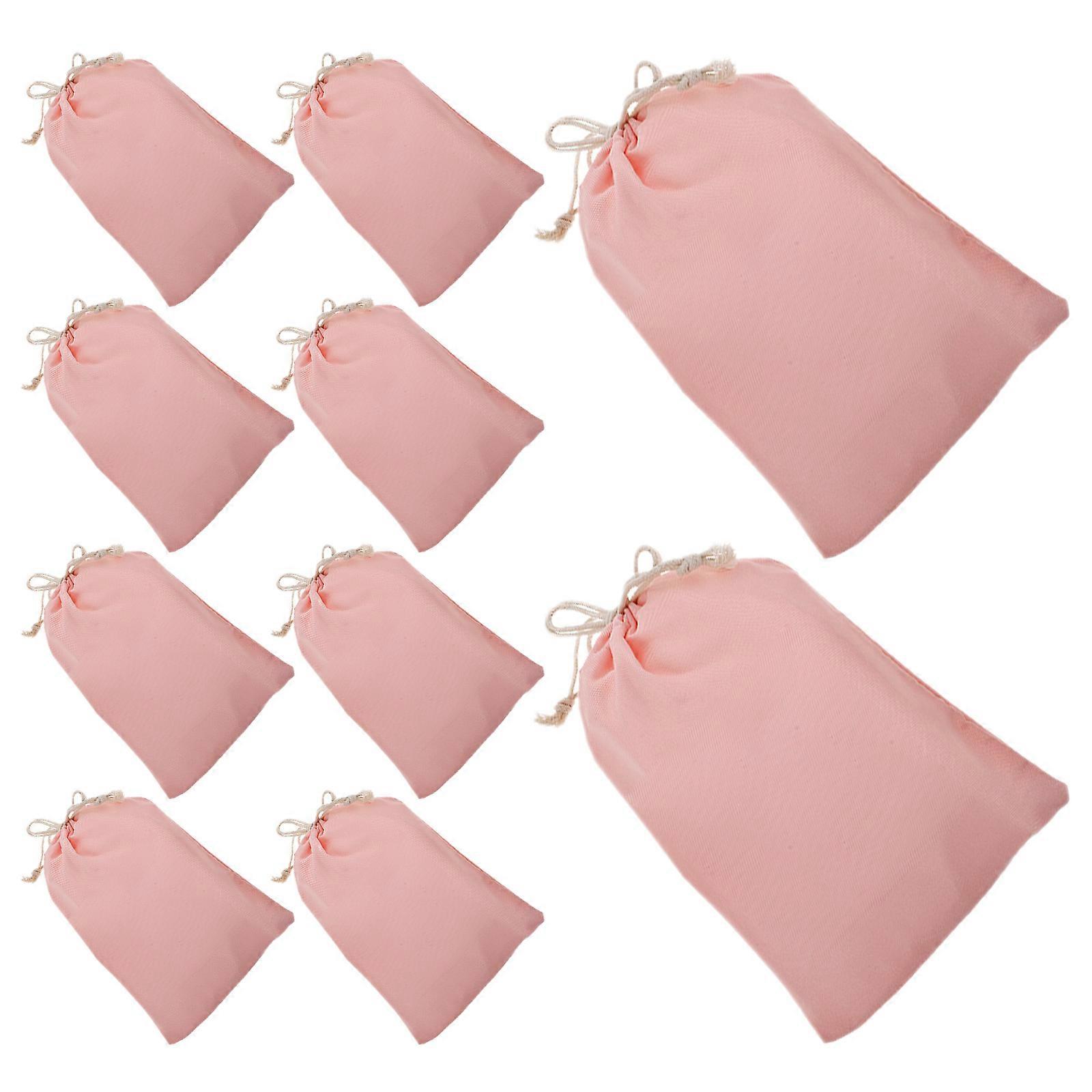 10Pcs Simple Design Drawstring Pouches For Hangover Tools Ideal For Bachelorette And Wedding Parties