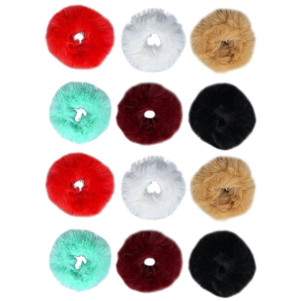 عصابات شعر سميكة مصممة للارتداء اليومي للنساء والفتيات متوفرة في 12 قطعة خيارات ألوان متنوعة