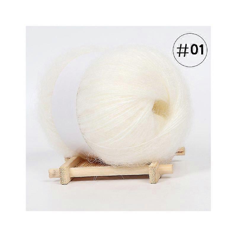 25g Angola Love Feelings Fine Wool Mohair Plush Yarn Pure Wool Crochet Knitting