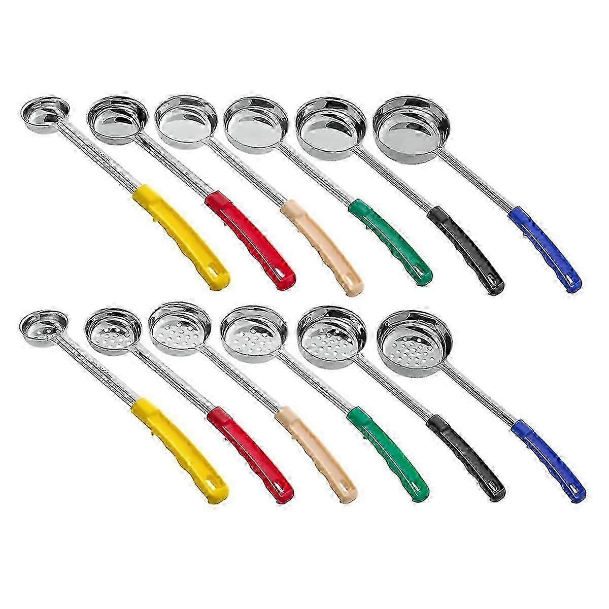 12-Piece Perforated and Solid Portion Spoons