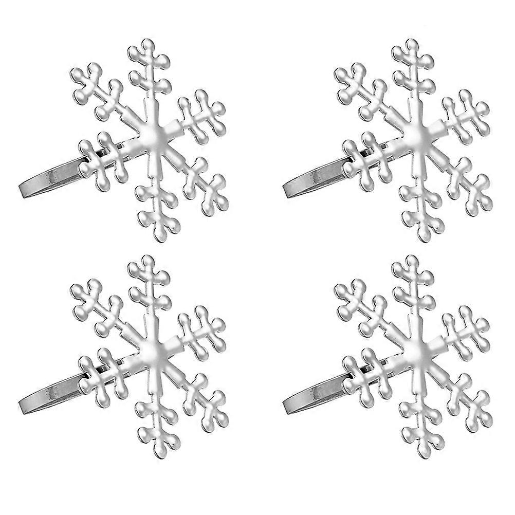 Snowflake Napkin Ring, Classic Decor Suitable for Everyday Use and Special Events