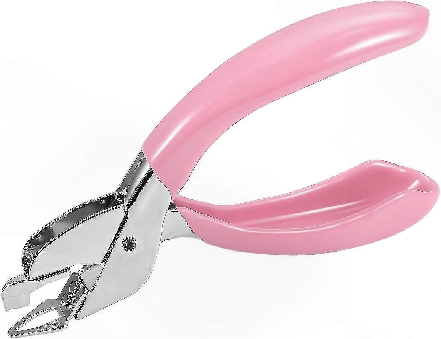 Durable Staple Remover with Non-Slip Grip for Home, School, and Office Use (Pink)