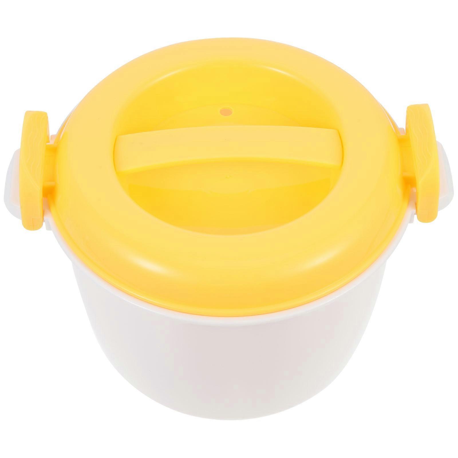 For Cooking Rice Vegetables Rectangular Microwave Safe Convenient 1Pcs