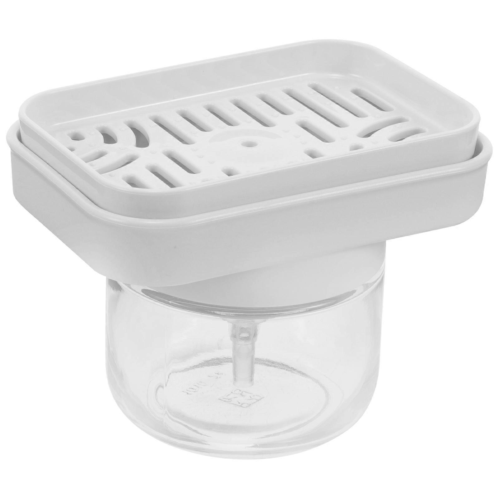 Automatic Soap Dispenser with Sponge Holder for Kitchen Sink – Sleek Design for Easy Access and Efficient Dishwashing