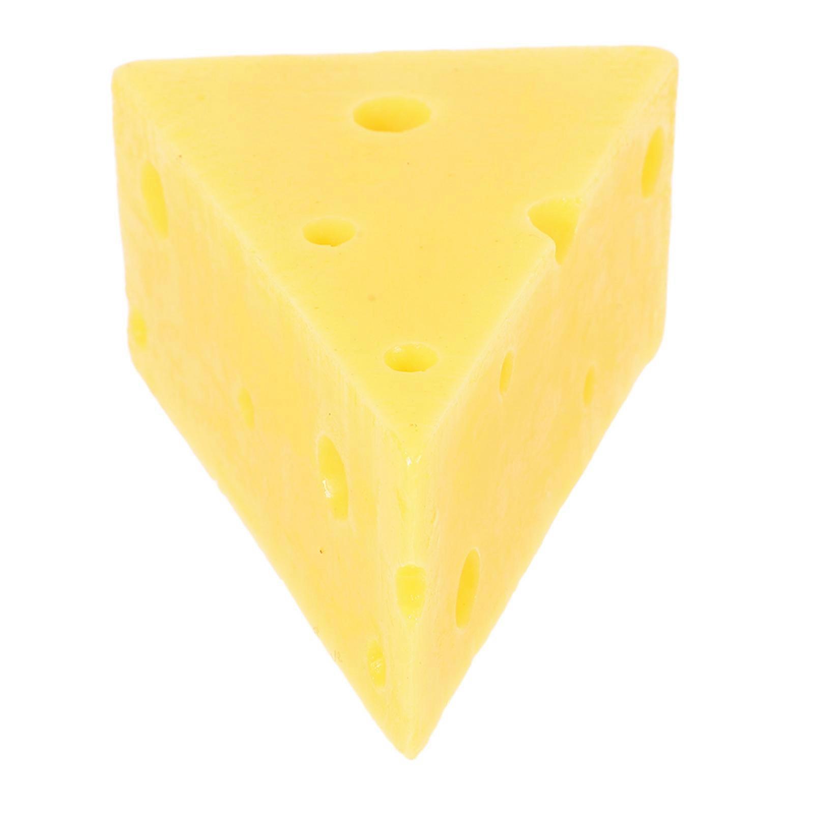 Realistic Simulation Cheese Model for Home, Bakery Display & Photography Props – Lightweight Fake Food Decor