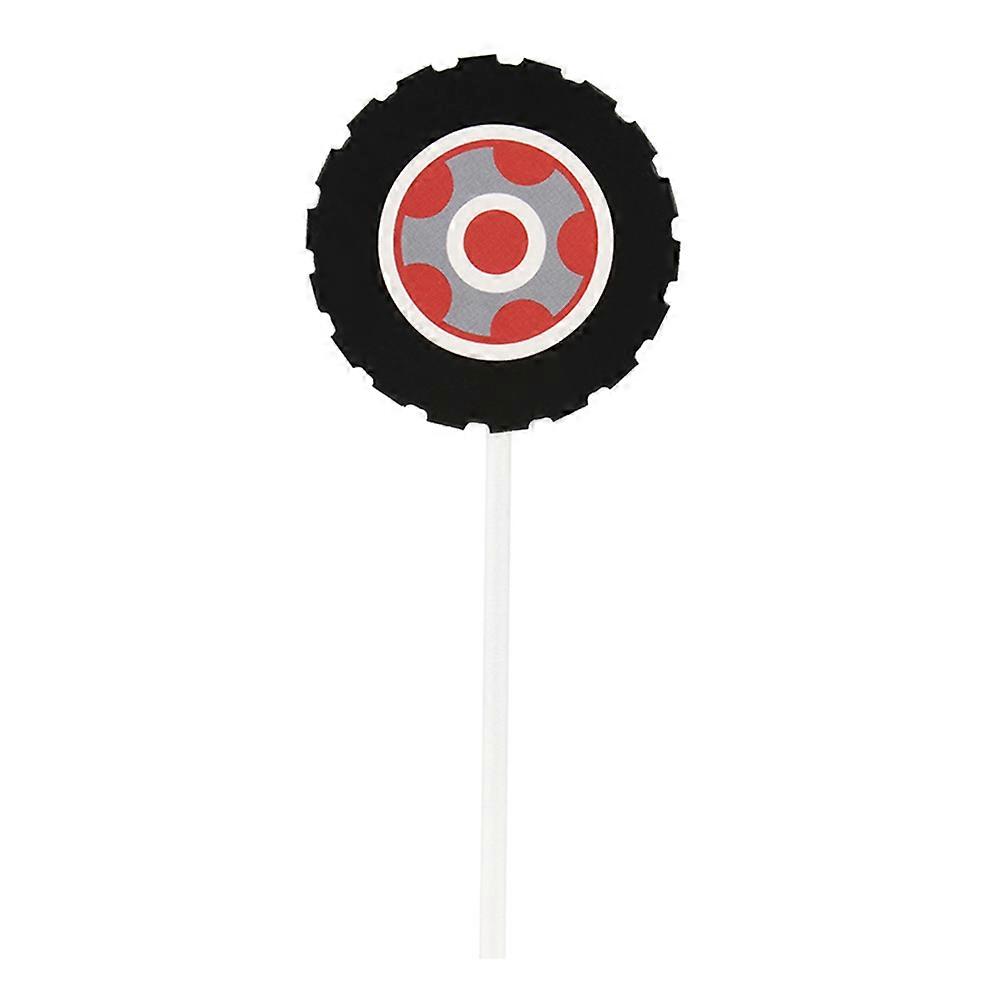 18Pcs Multi Color Cake Decoration Picks For Racing Theme Birthday Parties Including Cupcake And Dessert Toppers