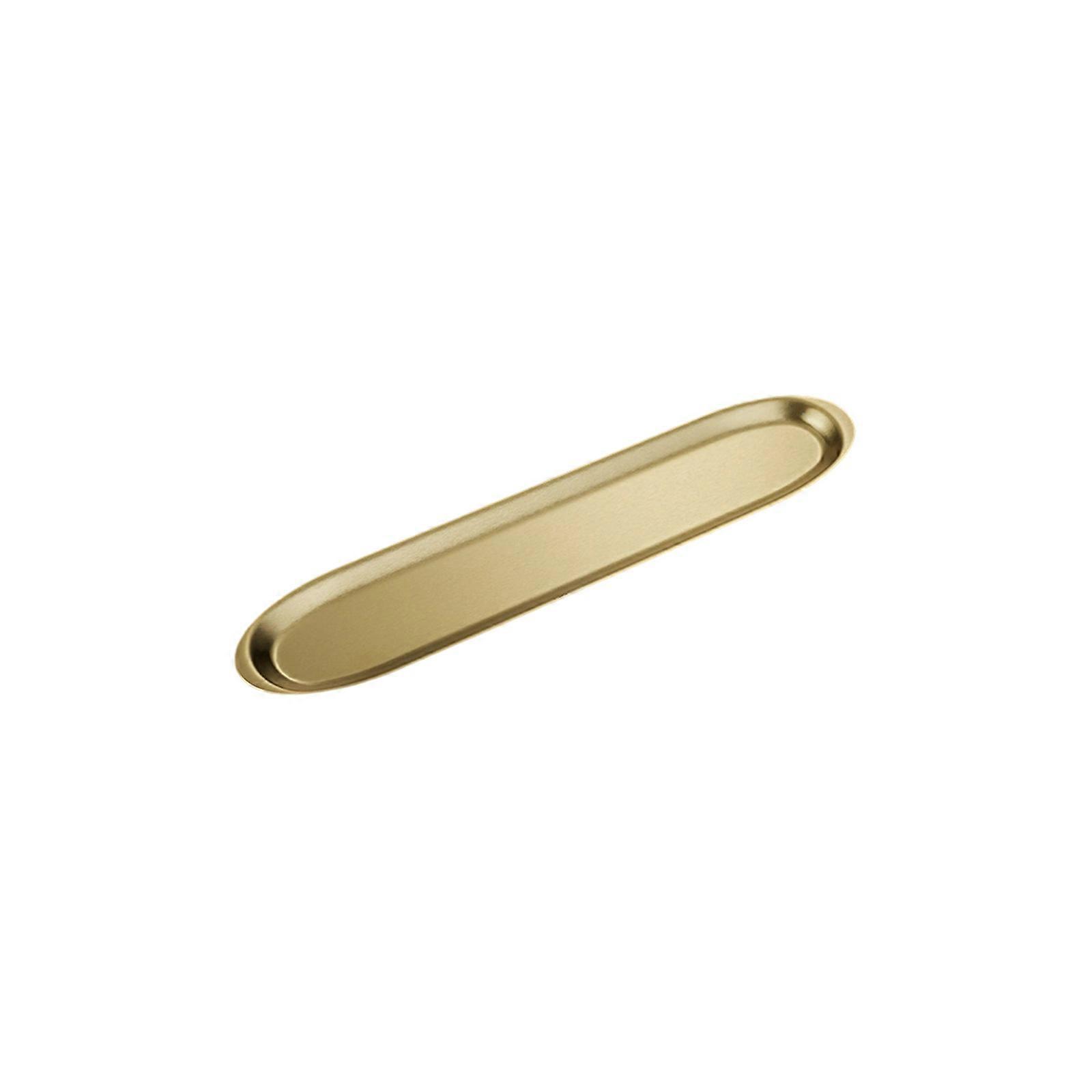 Stainless Steel Platter For Appetizers Snacks Serving Unique Linear Pattern Dish For Fruits Dessert Display  gold