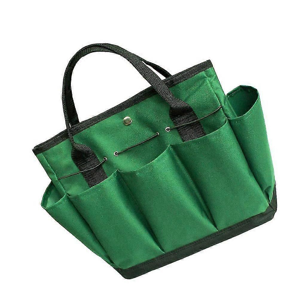 Garden Tool Storage Bag - Durable Multi-Functional Pouch (Dark Green, 1pc)
