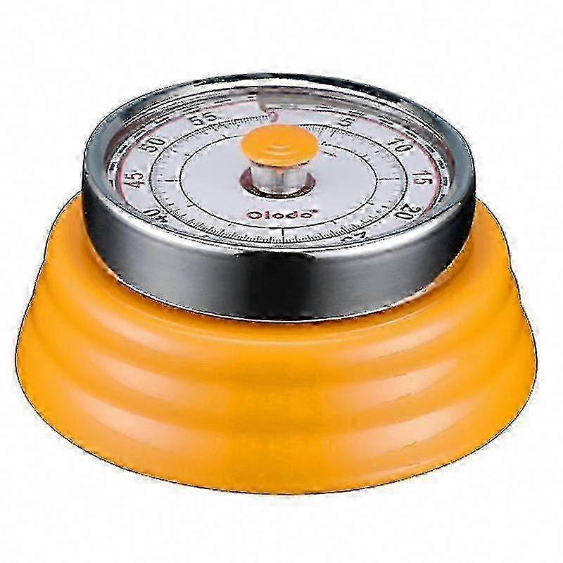 Magnetic Round Mechanical Kitchen Timer for Baking & Cooking Alarm Clock