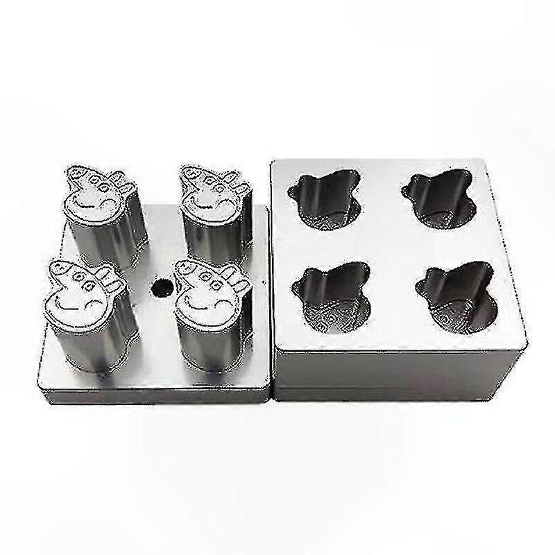 DIY Milk Powder Tablet Press Tool with Four-Hole Mold for Homemade Processing