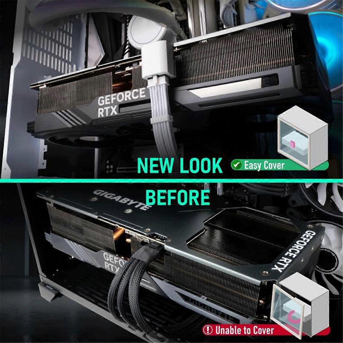 ATX3.0 90 Degree Power Connector STD for RTX 4090 4080 White