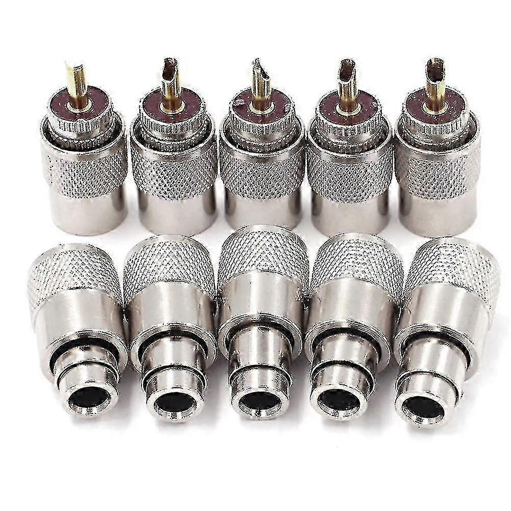 Compatible With10pcs Sd Coupling Connector With R For Rg8x Coaxial Cable