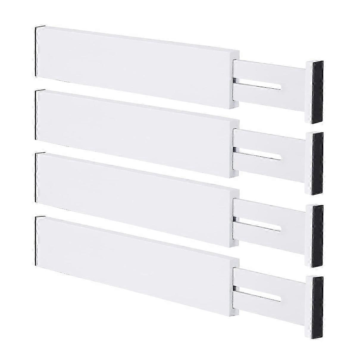 Adjustable Bamboo Drawer Organizer for Kitchen, Drawer Divider, Expandable Storage Solution