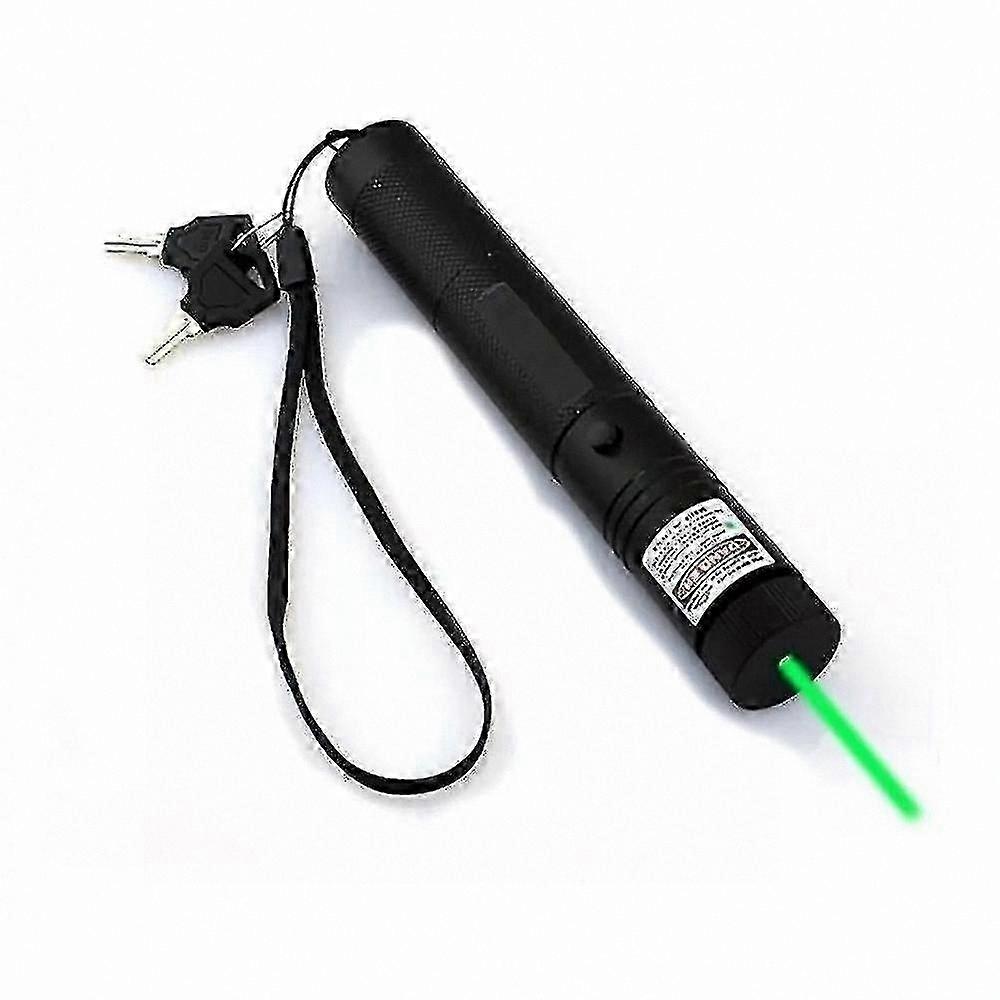 High-Power 5000mW Green Laser Pointer for Astronomy and Presentations, Rechargeable Battery Included