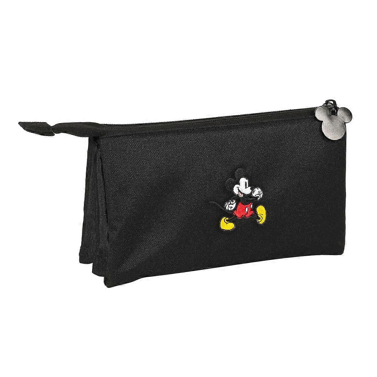 Triple Carry-all Mickey Mouse Black 22 x 12 x 3 cm