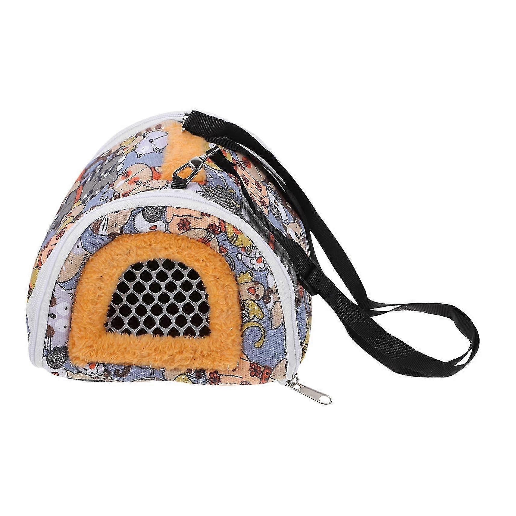 1 piece animalfriendly carrier bag for hamsters and small pets, breathable and lightweight, with animal patterns, for travel and outdoor activities 20