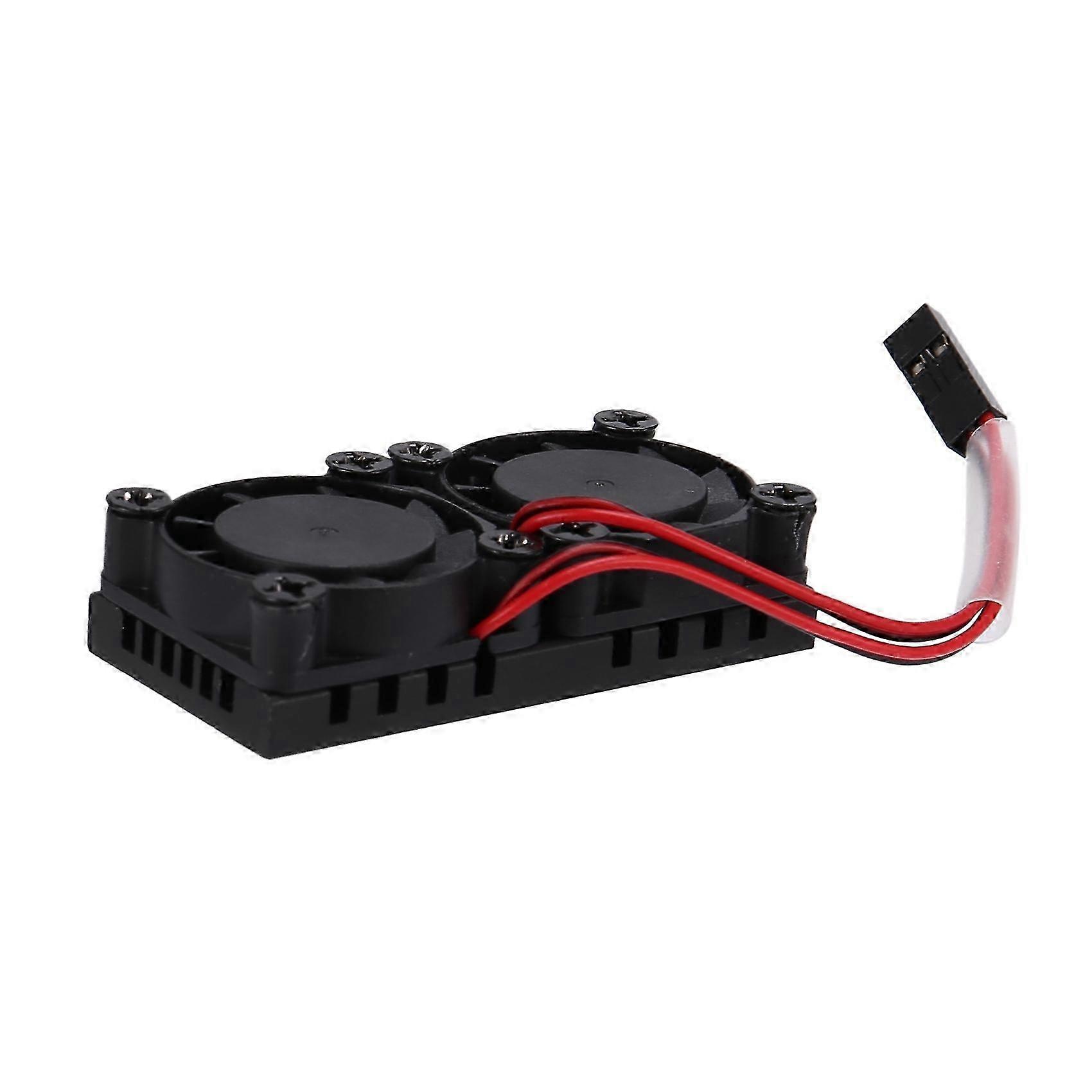 Dual Fan with Heat Sink,Double Cooling Fans for 4B/3B+
