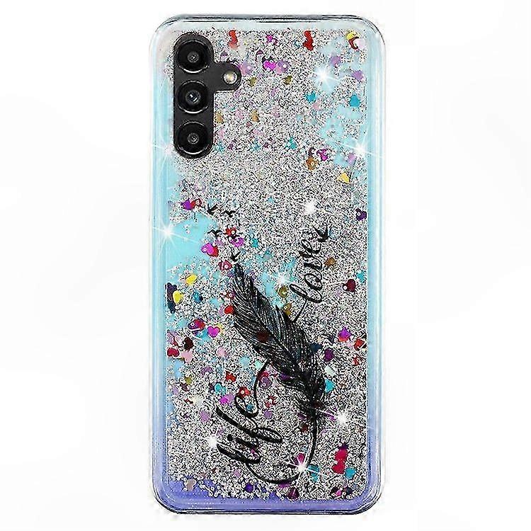 Soft TPU Back Cover with Floating Quicksand Design for Galaxy A26 5G Case
