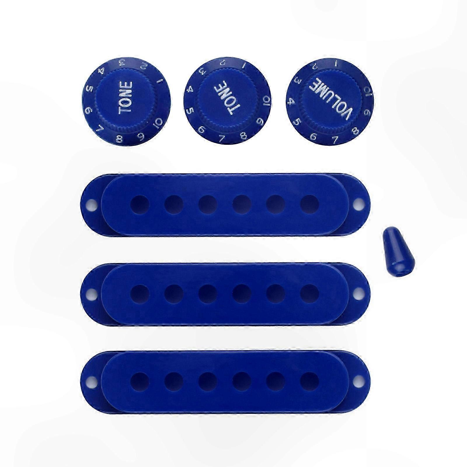 Electric Guitar Pickup Cover with Control Knobs, 11 Color Options for Custom Parts