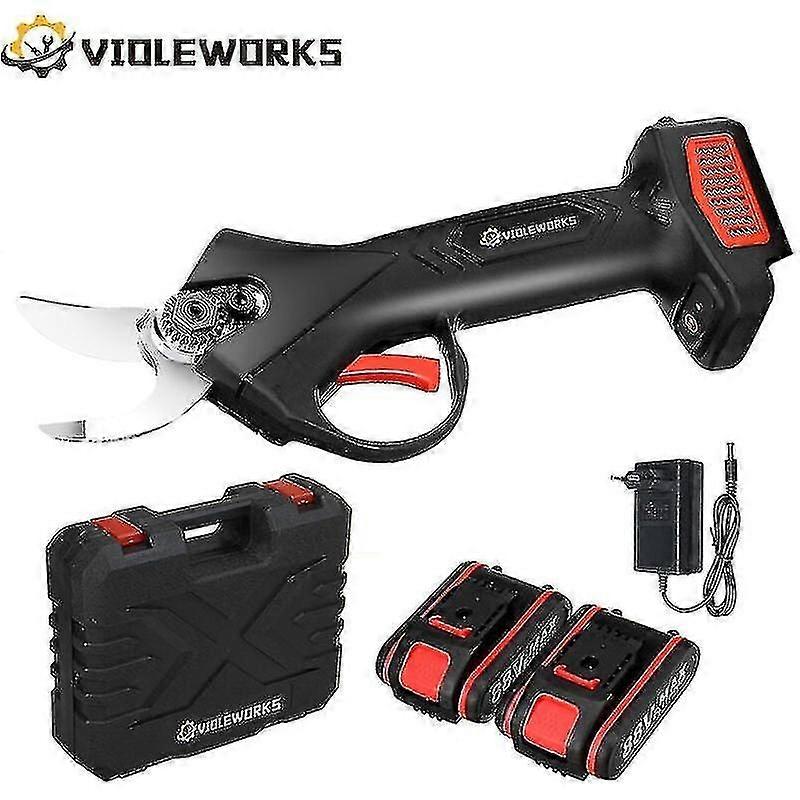 Cordless Electric Branch Pruner with 2x 88V 9000mAh Batteries