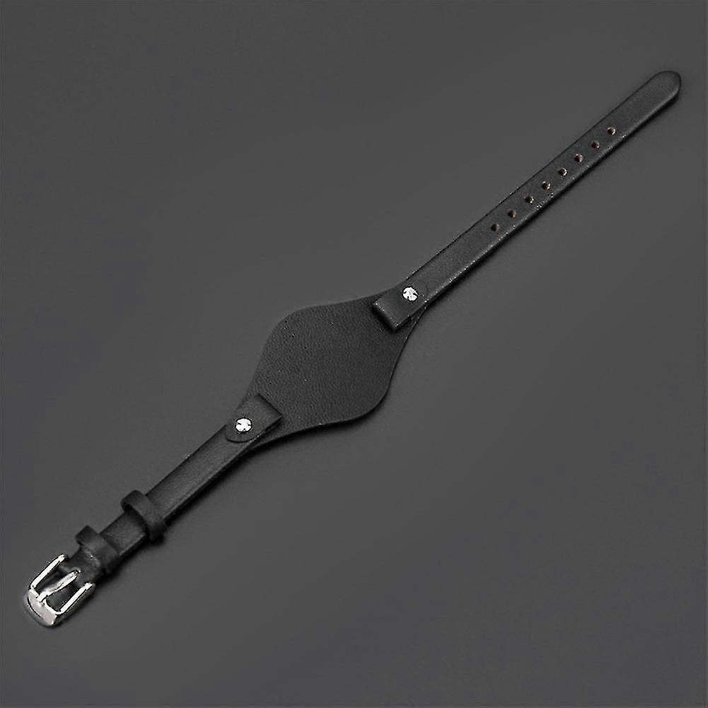 Klockarmband i äkta läder för Fossil ES3077 ES2830 ES3262 ES3060 stålspänne - i bra skick