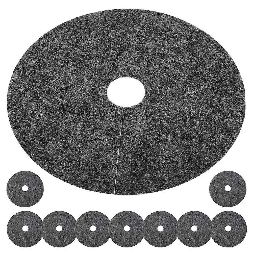 30Pack Non Woven Tree Mulch Ring Round Tree Barrier Mat For Garden Indoor Planting Diameter 28cm Root Protection