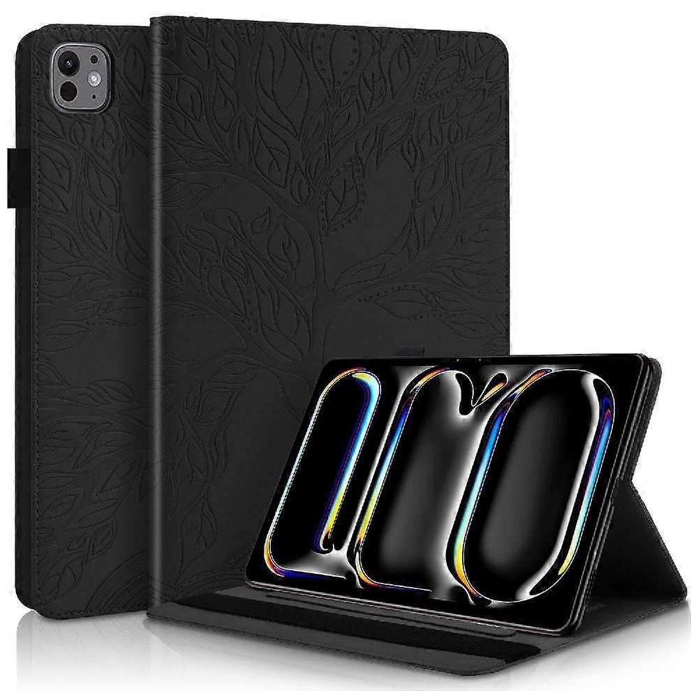 Tablet Case for iPad Pro 11  2024  Tablet Case for with Stylus Holder & Multi-Angle Stand | Shockproof & Lightweight